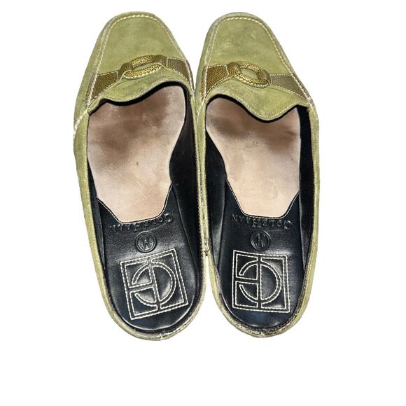 Cole Haan Air slip-on Mules suede green loafer Size 7B Brazil - Picture 4 of 9